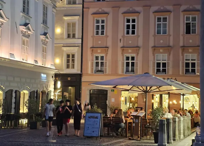 アパート Riva In Old Town By The Cobblers' Bridge リュブリャナ